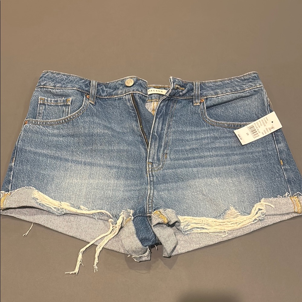 Women's Blue Denim Shorts